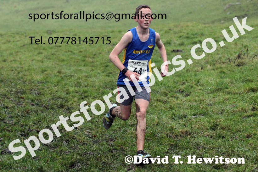 Boys under-15s, NECAA Junior Cross Country Relays, Thornley Farm, Peterlee, Saturday, December 12th. Photo: David T. Hewitson/Sports for All Pics